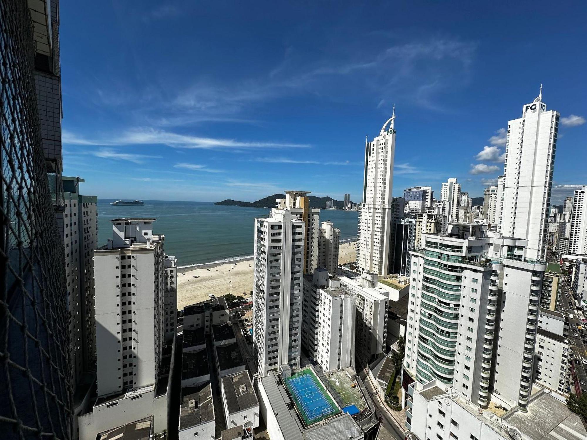Ct01- Vista Mar| Telas Protecao| Churrasq, Garagem Balneario Camboriu Luaran gambar
